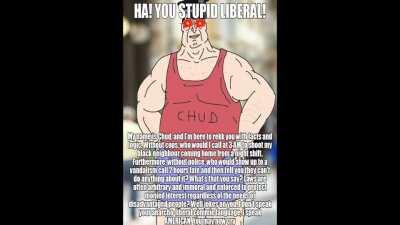 It's all over... we've lost.... Chud has arrived.....