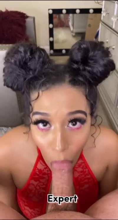 I think I would look cute with your cock down my throat