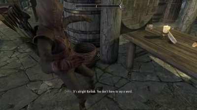 downloaded a mod that made NPC idle animations more 