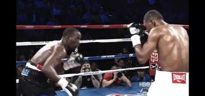 The fight that jumpstarted Terence Crawford's career. Moving up a weight class on 2 weeks notice and fighting a big puncher like Prescott on HBO. His manager didn't want the fight when offered but Crawford convinced him and the rest is history. 