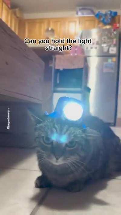 Hold the light straight