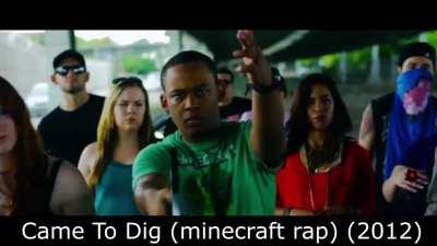 Anyone else hear it? Did this madman actually sample a minecraft song?