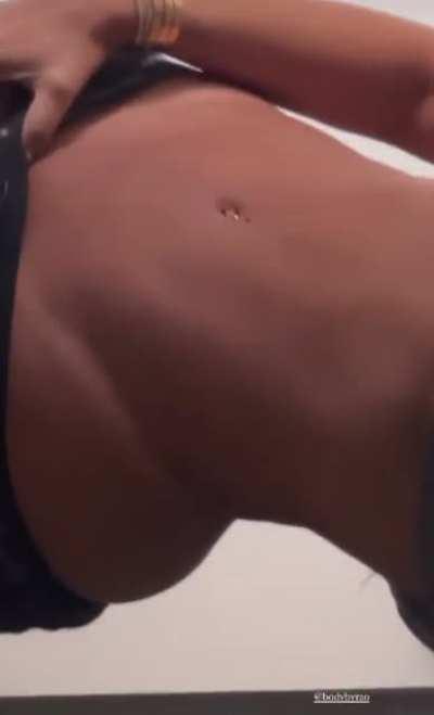 She’s been showing off lately…