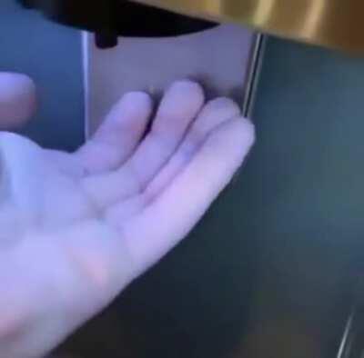 Blursed ice dispenser