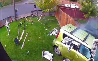 To run away from a crime scene