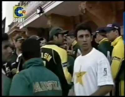 Michael Bevan thanked Ahmedabad for torturing Pakistan last night and said it was a sweet sweet revenge for the day he was hit on face with a full can of beer by frustrated Pakistani fans after they lost to Australia.