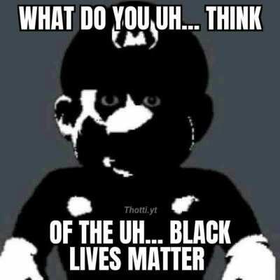 Mario but he's a gamer