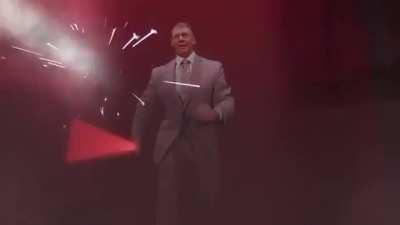 Actual footage of McHitler coming in to take over NXT