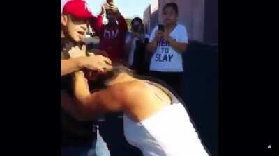 Man trying to break up fight ends up delivering equality