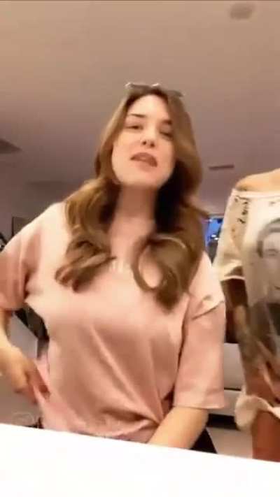 On her friend’s IG Live