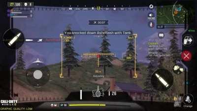 I guess this is karma for using the tank