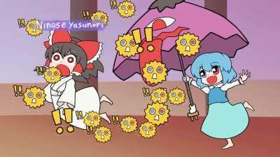 004. The new anime is about a Kogasa that is so strong that the Miko’s are surprised.