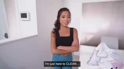 Vina is an OCD Maid who has to clean up everything...