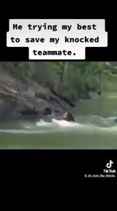 I hate TIKTOK but I gave it a shot. I HOPE MAKE YOU THINK OF SITUATION WHERE YOU PLAYED ON YOUR LIFE TO SAVE YOUR TEAMMATE .