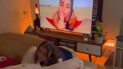 Wanna come by and watch a movie of me? l mean with me...