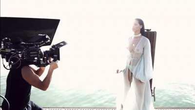 Needed Me behind the scenes