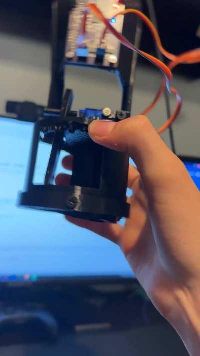 Thrust vectoring jig for 75mm model rockets!