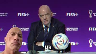 Today I feel Gianni Infantino...