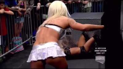 Angelina taking it to a helpless Gail Kim