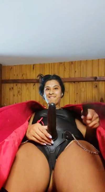 POV: You're on your knees while your Queen is having fun with you!