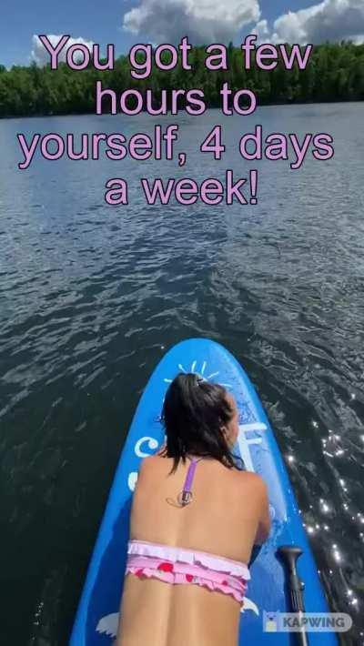 I guess she's a slow learner