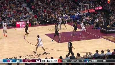 [Highlight] Embiid uses his ox-like strength to dismantle the help defenders and split the double for a bucket