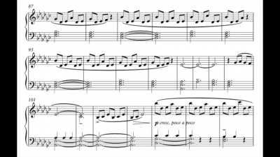 Here's a piano piece I wrote that was inspired by the styles of Einaudi and The Cinematic Orchestra. I made a video score if you want to follow the music.