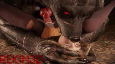 Ashley captured [Resident Evil] (rekin3d)