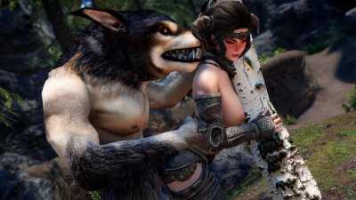 A Werewolf's Cumslut