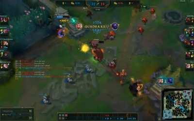 Qiyana 1v5 PENTAKILL :)