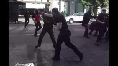 Brings crowbar to a fist fight..