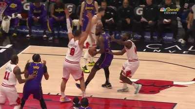 [Highlight] Stacey King watching Lebron get away with a travel: 