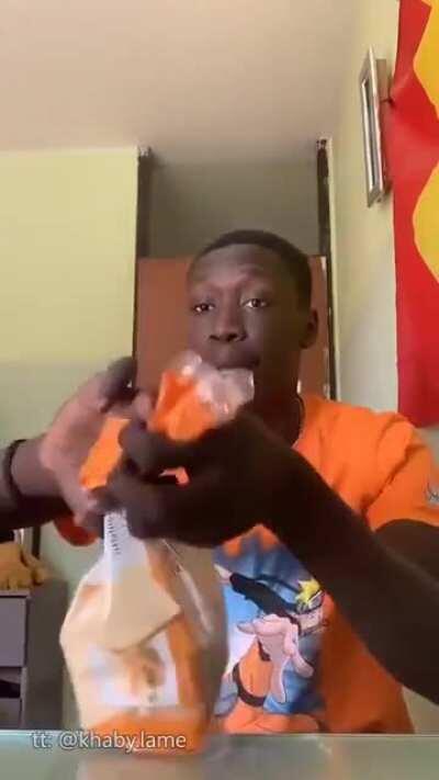 Black man owns white scum (not slave),(i am white so no racism)