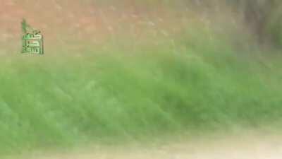 Syrian rebel anti aircraft gunners engage SyAF warplanes. Taftanaz air base, Syria 2012.