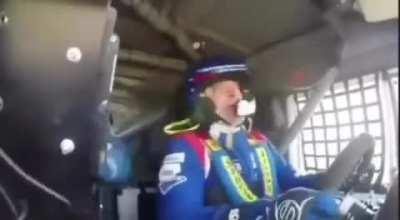 That not even high tech safety harnesses can save you from whiplash.