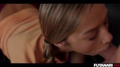 Veronica Leal testing her throat limits