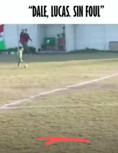 Era sin foul Lucas 🤦