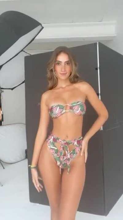 A lovely reel wearing different Nuaswim bikinis.