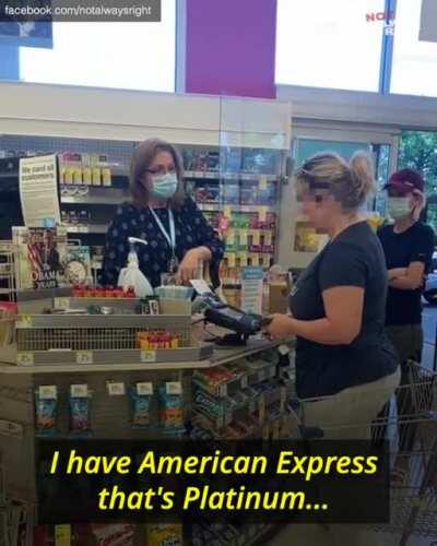 She had me when she slammed her cart.