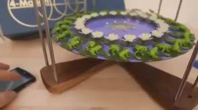 When this 3D zoetrope reaches proper speed