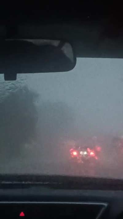 Near zero visibility in Melaka
