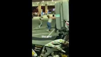 When keeping it real on a moped goes wrong