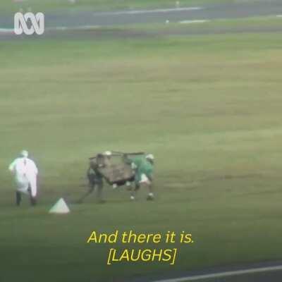 Two Australian CH-47 Chinooks mating and giving birth to a baby Chinook in 1981.