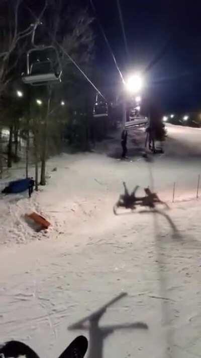 WCGW Riding The Ski Lift [OC]