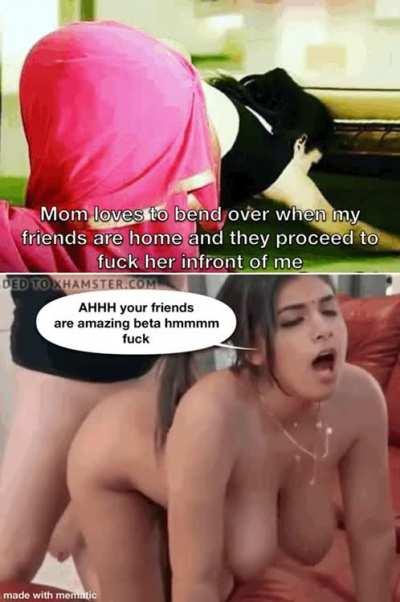 My Slutty Indian Mom fucking my friends