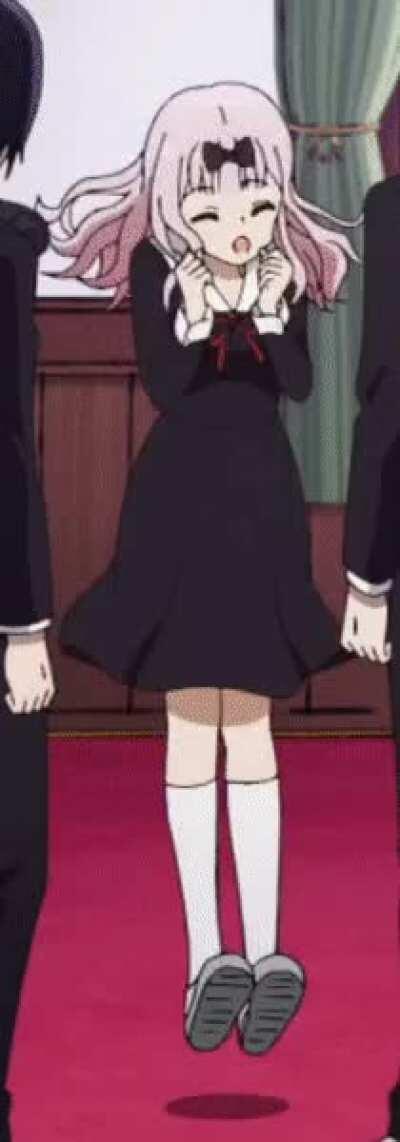 excited Fujiwara [Kaguya-sama wa Kokurasetai?: Tensai-tachi no Renai Zunousen]