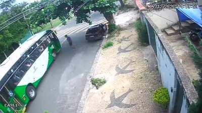 Aconteceu isso na minha rua hoje.