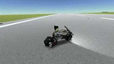 Why is it that my motorcycle travels in the opposite direction from which I am aiming the front wheel? Is it stupid or something?