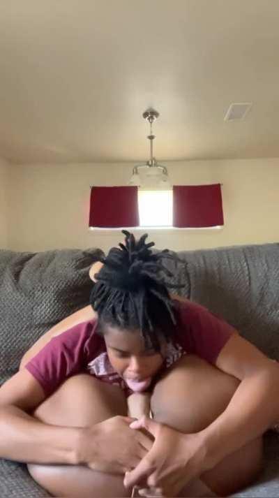 Panties have to be on because Mother Nature said so. If you get my drift 😂🤦🏾‍♀️