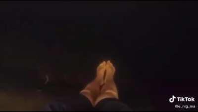 It’s the toes disappearing for me